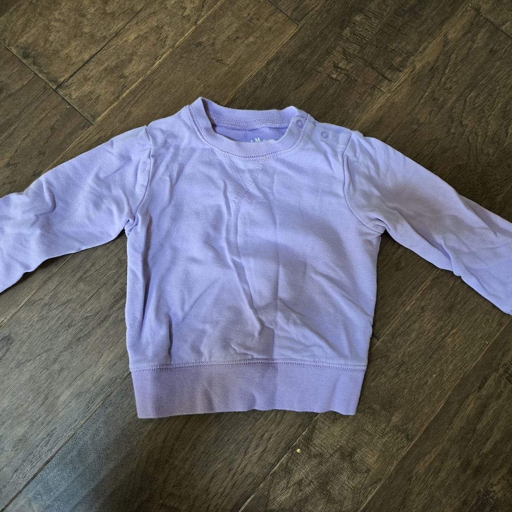 Primary Iris Purple Baby Sweatshirt 12-18m